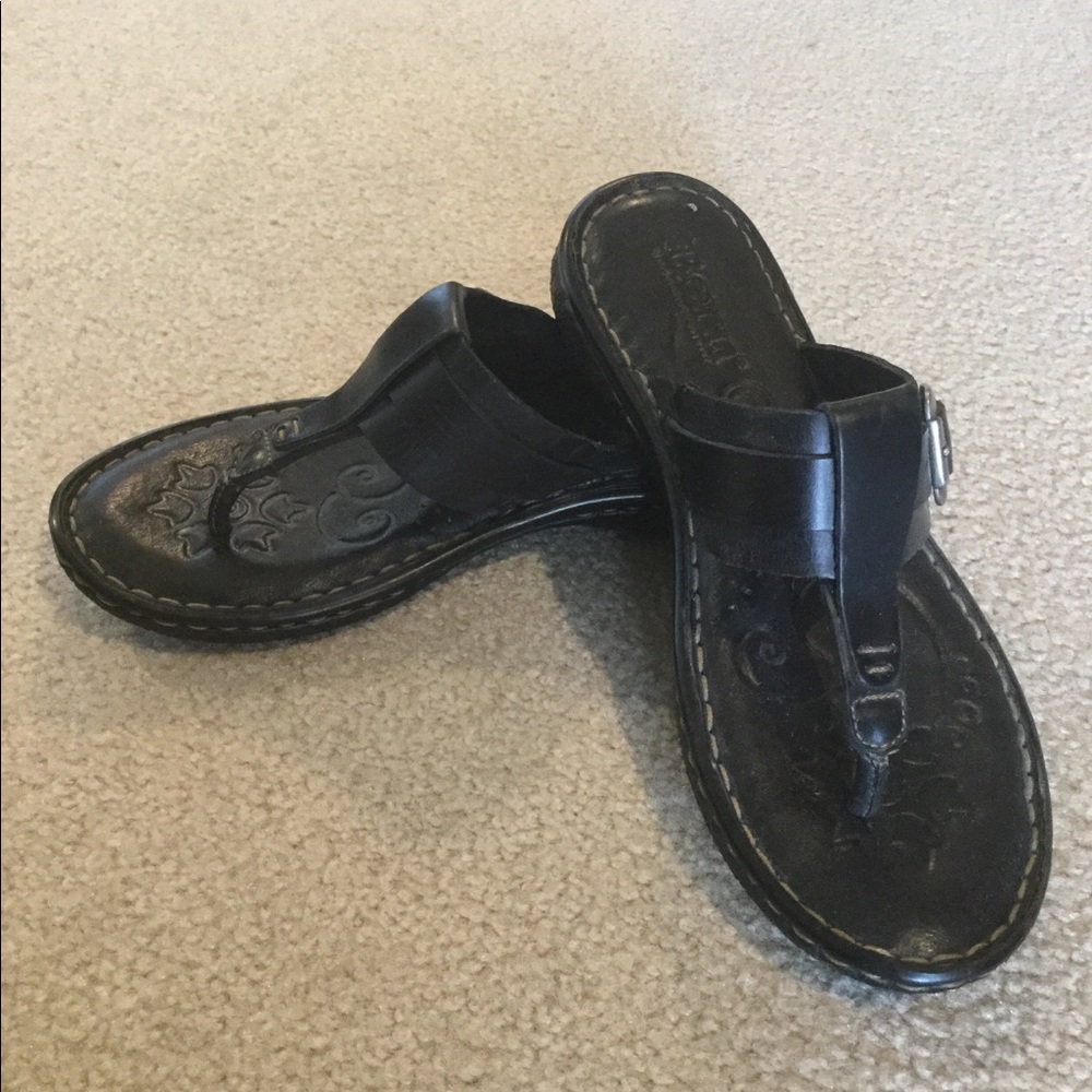 Born sandals black size 7